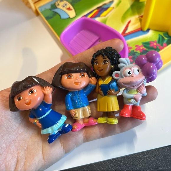 Vintage Dora the Explorer Lot Treehouse Schoolhouse Let's Go Adventure 2005 Pool - Picture 5 of 13